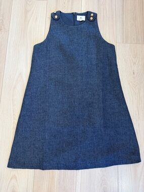 Tuckernuck Navy Woven Grace Dress